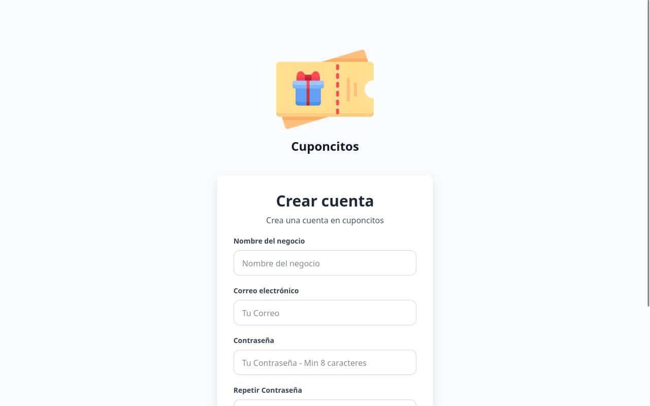 Crea tu Cuenta