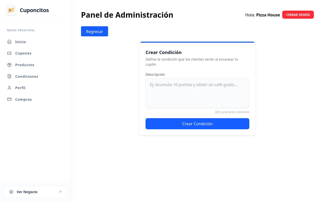 Crea una Condición
